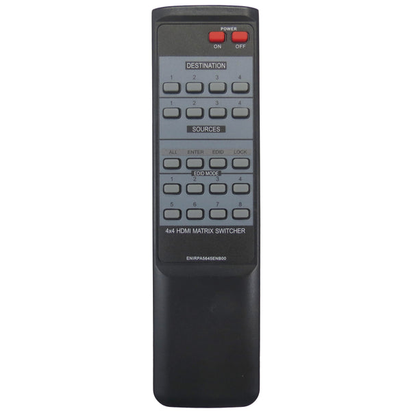 Unbranded ENIRPA5645ENB00 Pre-Owned 4 X 4 HDMI Matrix Switcher Remote Control