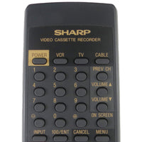 Sharp G0003AJ Pre-Owned VCR Remote Control