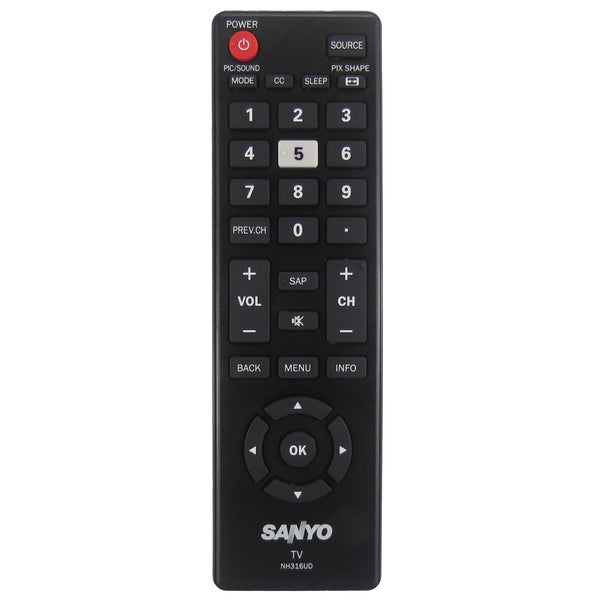 Sanyo NH316UD Pre-Owned TV Remote Control