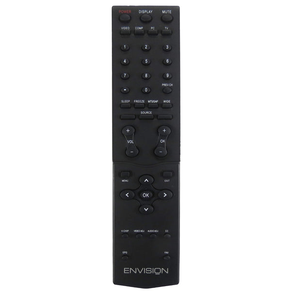 Envision 98TR7BD-INE-ENF Pre-Owned Factory Original TV Remote Control