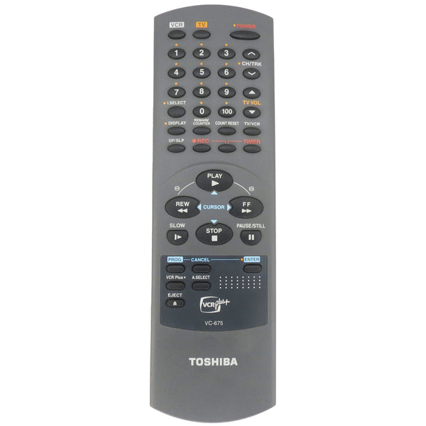 Toshiba VC-675 Pre-Owned Factory Original VCR Remote Control