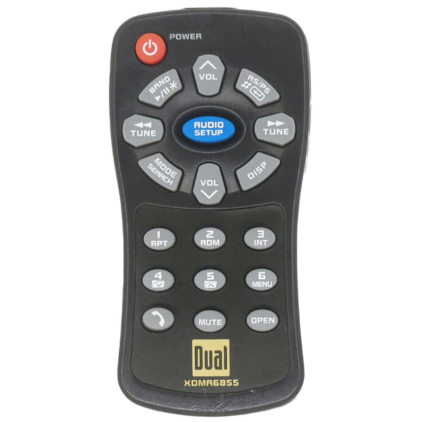 Dual XDMA6855 Pre-Owned Original Car Audio System Remote Control