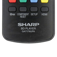 Sharp GA717WJPA Pre-Owned Original Blu-Ray Player Remote Control