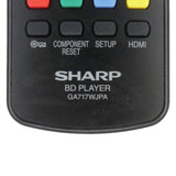 Sharp GA717WJPA Pre-Owned Original Blu-Ray Player Remote Control