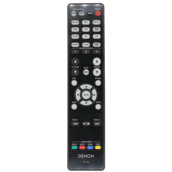 Denon RC-1167 Pre-Owned Factory Original AV Receiver Remote Control