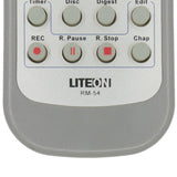 Lite On RM-54 Pre-Owned Factory Original DVD Recorder Remote Control