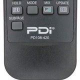 PDI Black PD108-420 Pre-Owned Hospital Grade Television Remote Control