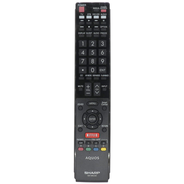 Sharp GB118WJSA Pre-Owned Factory Original TV Remote Control