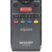 Sharp GB118WJSA Pre-Owned Factory Original TV Remote Control