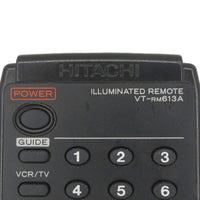 Hitachi VT-RM613A Pre-Owned Factory Original VCR Remote Control