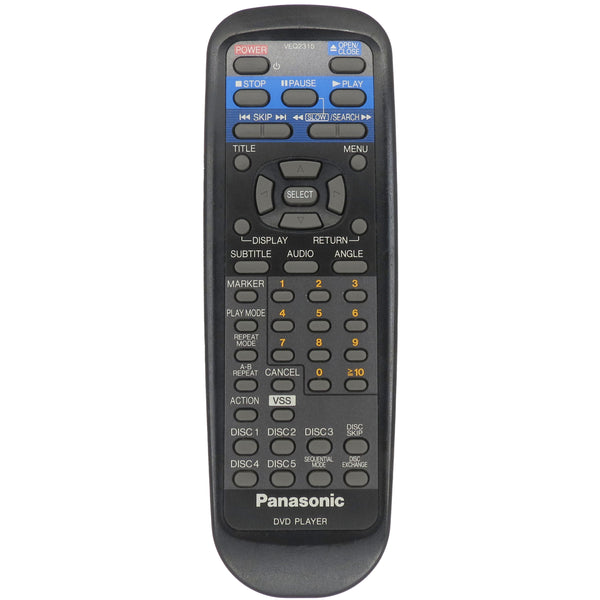 Panasonic VEQ2315 Pre-Owned Factory Original DVD Player Remote Control