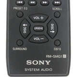 Sony RM-SMG1 Pre-Owned Factory Original Audio System Remote Control