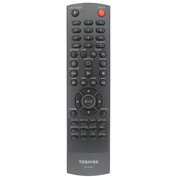 Toshiba SE-R0361 Pre-Owned Factory Original DVD Player Remote Control