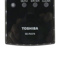 Toshiba SE-R0378 Pre-Owned Original Blu-Ray Player Remote Control