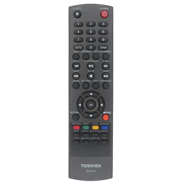 Toshiba SE-R0439 Pre-Owned Media Box & Blu-Ray Player Remote Control