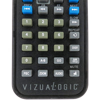 Vizualogic 07-0205-000 Pre-Owned Headrest DVD System Remote Control