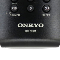 Onkyo RC-799M Pe-Owned Factory Original AV Receiver Remote Control