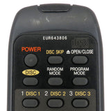 Technics EUR643806 Pre-Owned Factory Original CD Player Remote Control