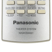 Panasonic N2QAYZ000001 Pre-Owned Home Theater System Remote Control