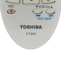Toshiba CT-843 Pre-Owned Factory Original TV Remote Control