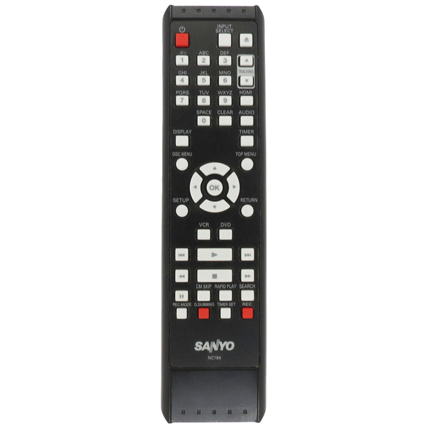 Sanyo NC184 Pre-Owned Original DVD Recorder VCR Combo Remote Control