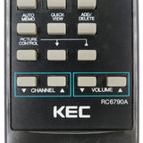 KEC RC6790A Pre-Owned Factory Original TV Remote Control