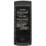 KEC RC6790A Pre-Owned Factory Original TV Remote Control