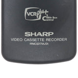 Sharp RRMCG0174AJSA Pre-Owned Factory Original VCR Remote Control