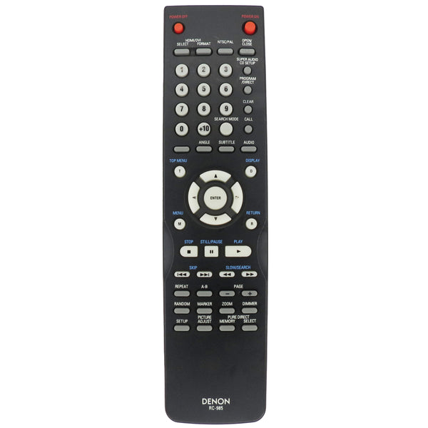 Denon RC-985 Pre-Owned Factory Original DVD Player Remote Control