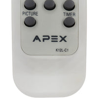 Apex K12L-C1 Pre-Owned Factory Original TV Remote Control