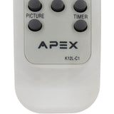 Apex K12L-C1 Pre-Owned Factory Original TV Remote Control