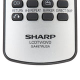 Sharp GA497WJSA Pre-Owned Original TV/DVD Combo Remote Control