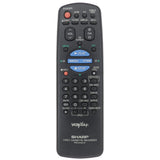 Sharp RRMCG0168AJSA Pre-Owned Factory Original VCR Remote Control