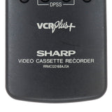 Sharp RRMCG0168AJSA Pre-Owned Factory Original VCR Remote Control