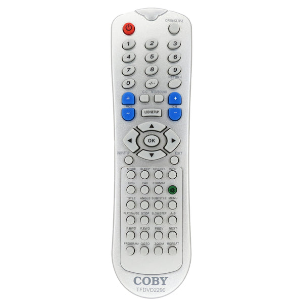 Coby TFDVD2290 Pre-Owned Factory Original TV/DVD Combo Remote Control