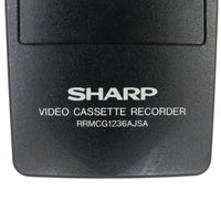 Sharp RRMCG1236AJSA Pre-Owned Factory Original VCR Remote Control