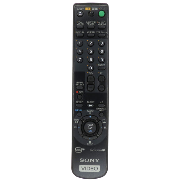 Sony RMT-V266B Pre-Owned Factory Original VCR Remote Control