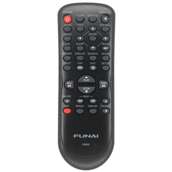 Funai NB693 Pre-Owned Factory Original DVD/VCR Combo Remote Control