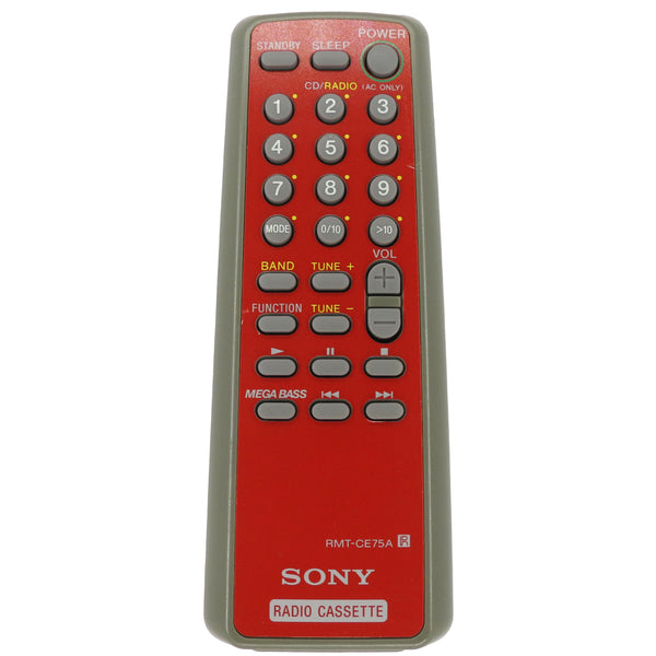 Sony RMT-CE75A Red Face Pre-Owned Original Audio System Remote Control