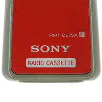 Sony RMT-CE75A Red Face Pre-Owned Original Audio System Remote Control