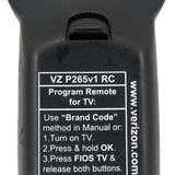 Verizon VZ P265V1 RC Pre-Owned Cable Box Remote Control
