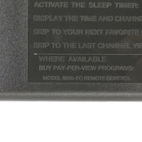 Scientific Atlanta 8650-E0 Pre-Owned Cable Box Remote Control