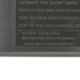 Scientific Atlanta 8650-E0 Pre-Owned Cable Box Remote Control