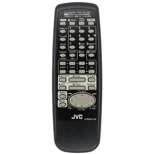 JVC LP20034-013 Pre-Owned Factory Original VCR Remote Control