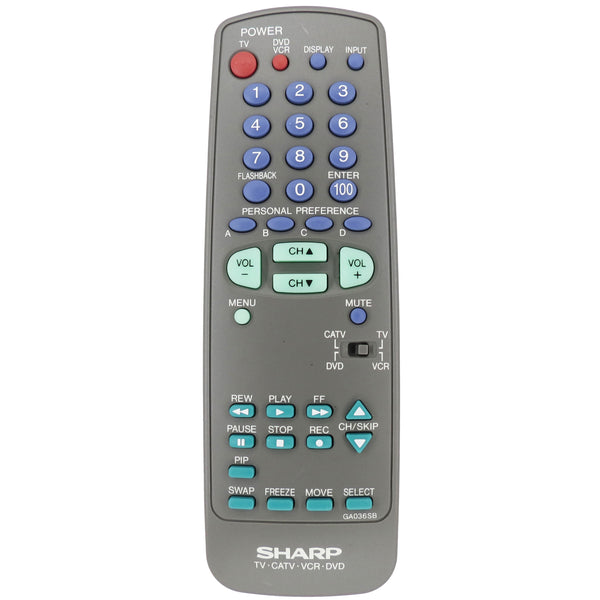 Sharp GA036SB Pre-Owned Factory Original TV Remote Control