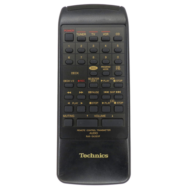 Technics RAK-SA303P Pre-Owned Original Stereo Receiver Remote Control