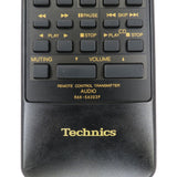 Technics RAK-SA303P Pre-Owned Original Stereo Receiver Remote Control