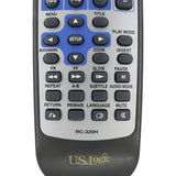 US Logic RC-320H Pre-Owned Original DVD Player Remote Control
