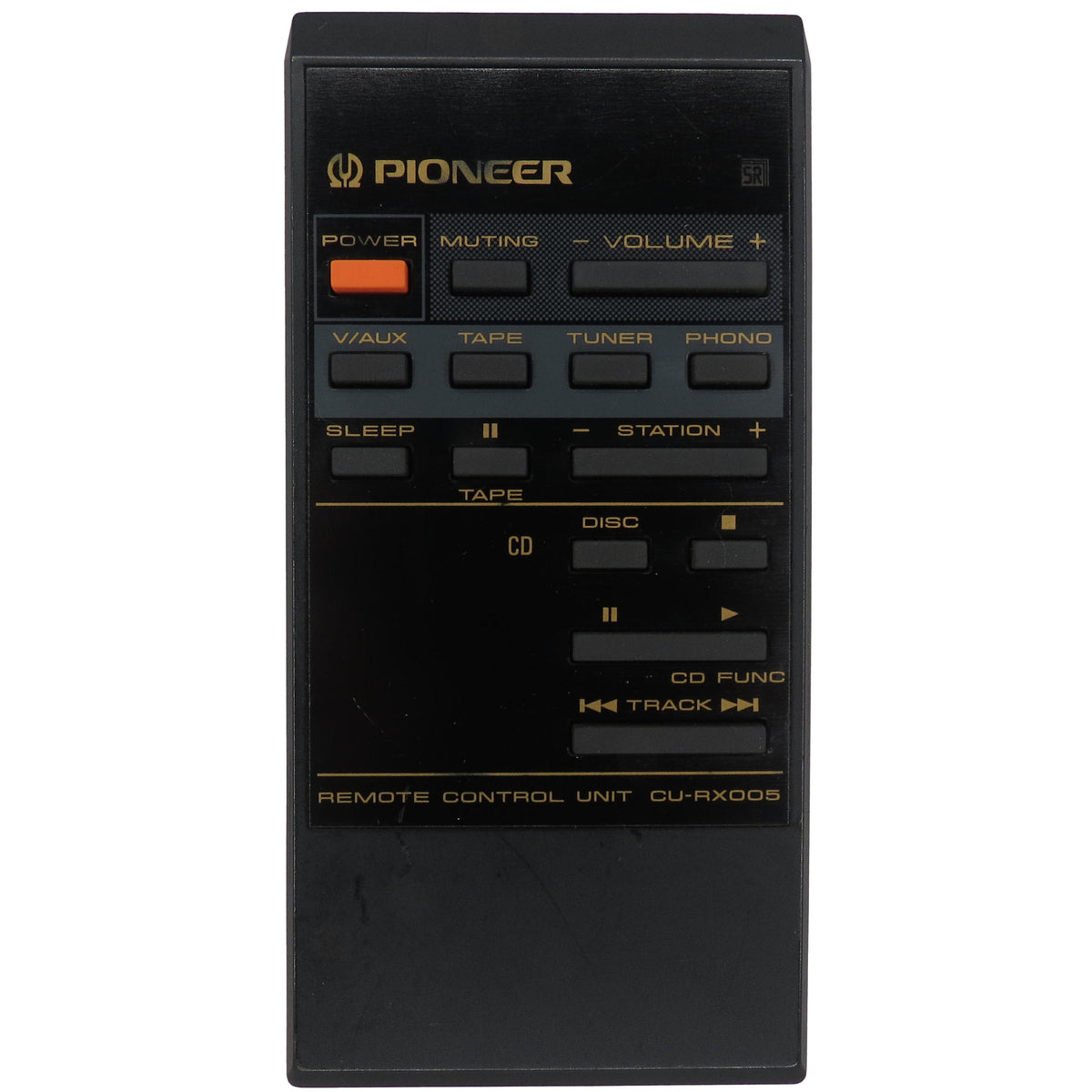 Pioneer CU-RX005 Pre-Owned Original Stereo System Remote Control ...