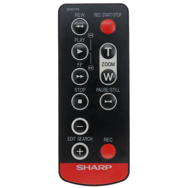 Sharp G0011TA Pre-Owned Factory Original Camcorder Remote Control